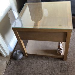 Quality wood side table