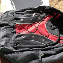 New, Black and Red Backpack.