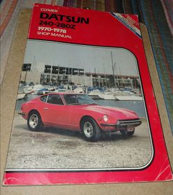 Clymer Datsun 240 280Z 1(contact info removed) shop Repair Manual