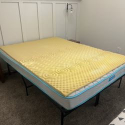 6 In Mattress And bed Frame 
