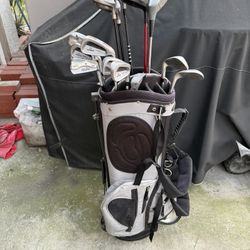 Golf Clubs And Bag 
