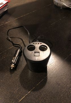 Car cup holder charger