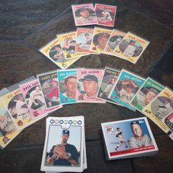 Topps 1959, 2007, 2008 Baseball Cards