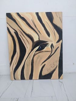 Painting handmade French artist