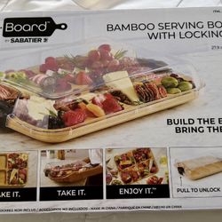 Serving Board With lid New - Pickup From Northridge area 