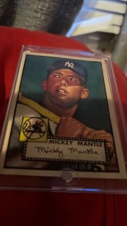 Mickey mantel 311 baseball card