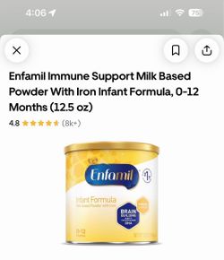 Enfamil Immune Support Milk Based Powder