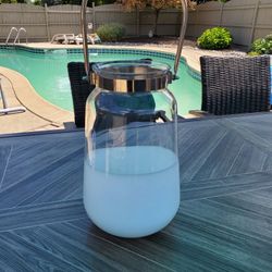 Larger Size Glass Lantern, See Notes