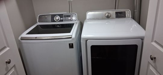 Samsung washer and gas dryer/steam dryer