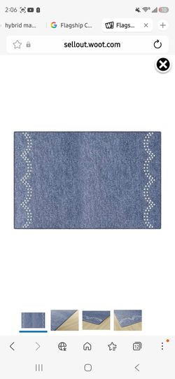 Flagship Carpets Denim Rug Children's Classroom Décor Area Rug for Schools, Durable and Fun for Learning Centers, Daycares and Preschools, 7'6" X 12'