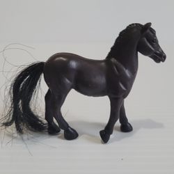 Vintage MMTL 2001 Black Morgan Buckskin Horse 2.5" Tall.
