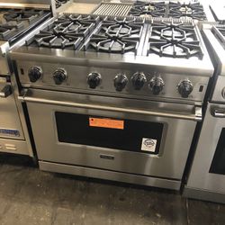 Viking 36” New Open Box All Gas Range Stove Stainless Steel 