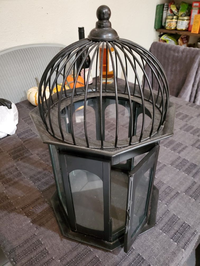 Terrarium birdcage plant holder