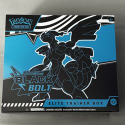 Pokemon TCG Scarlet & Violet: Black Bolt Elite Trainer Box ETB SEALED NEW