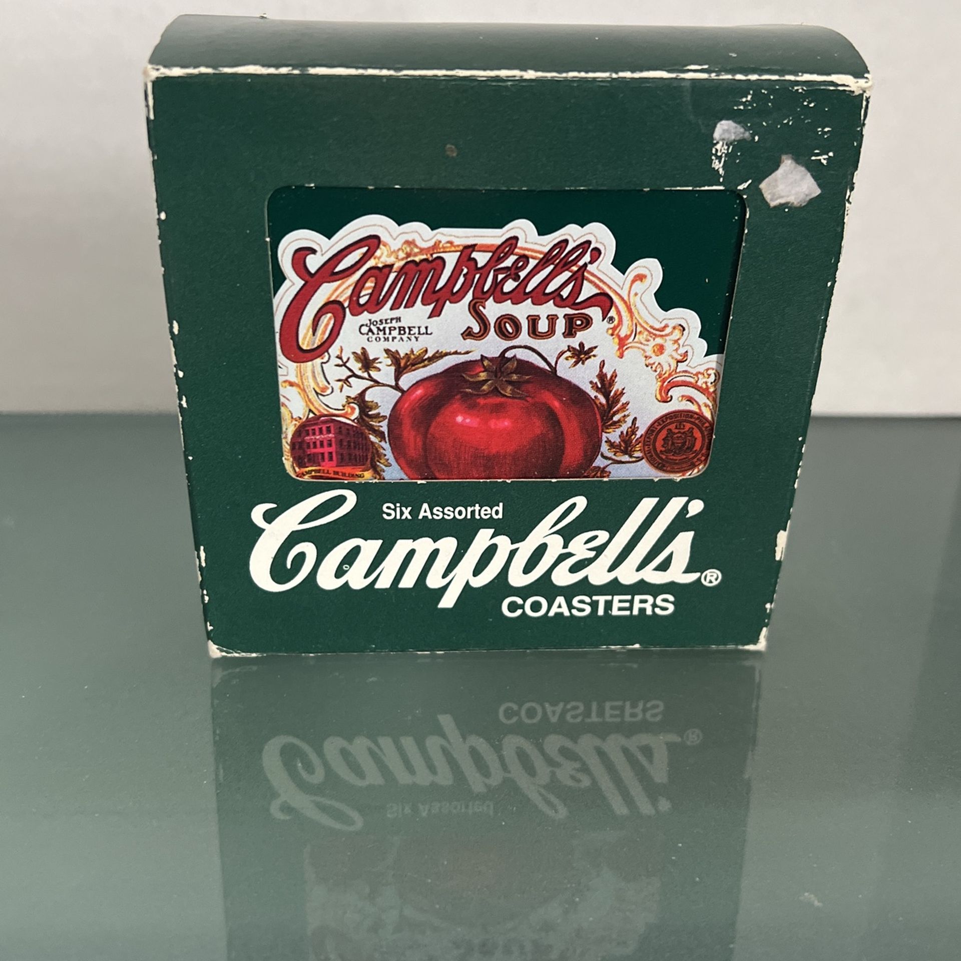6 Assorted Campbells Coasters
