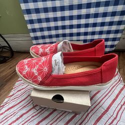 Clarks Red Shoes