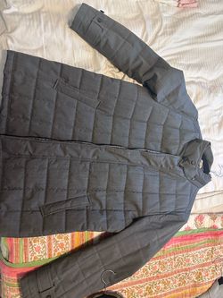 Gray Quilted Insulated Jacket