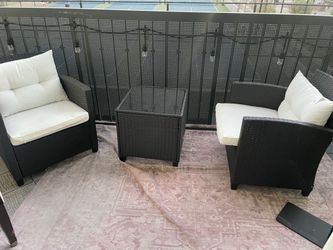 Balcony or garden seating