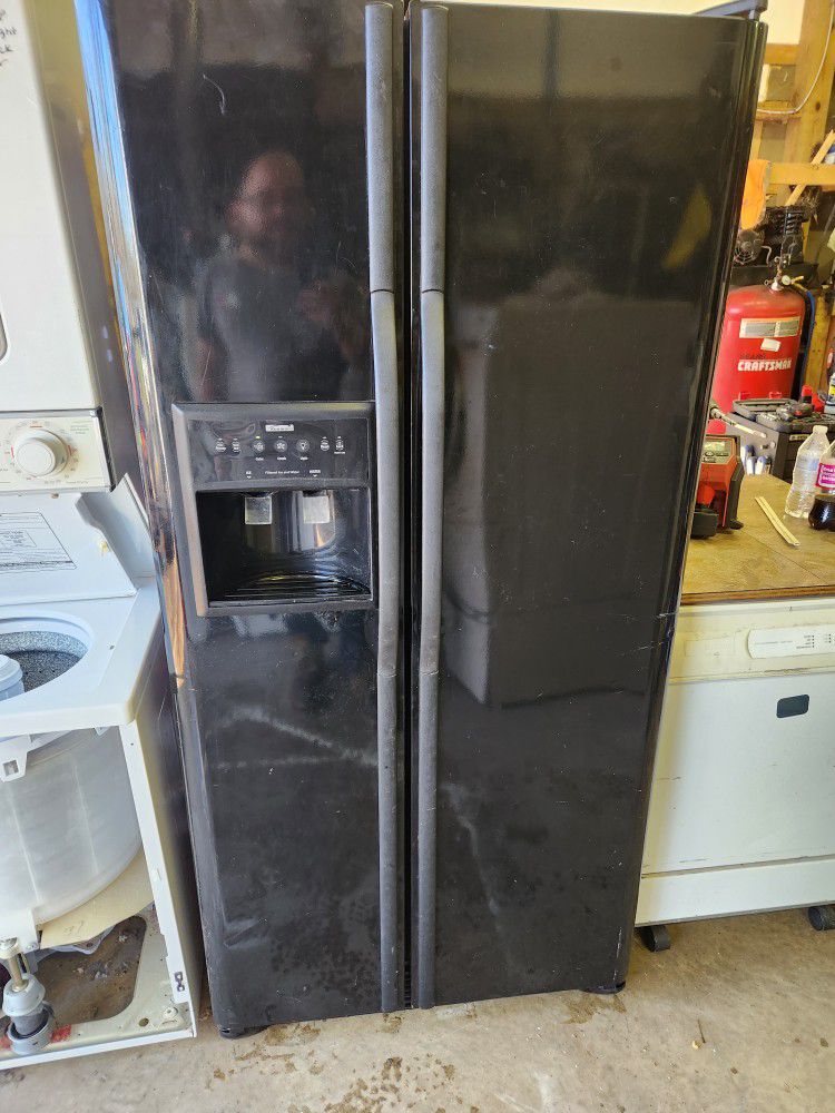 Black Kenmore Refrigerator 