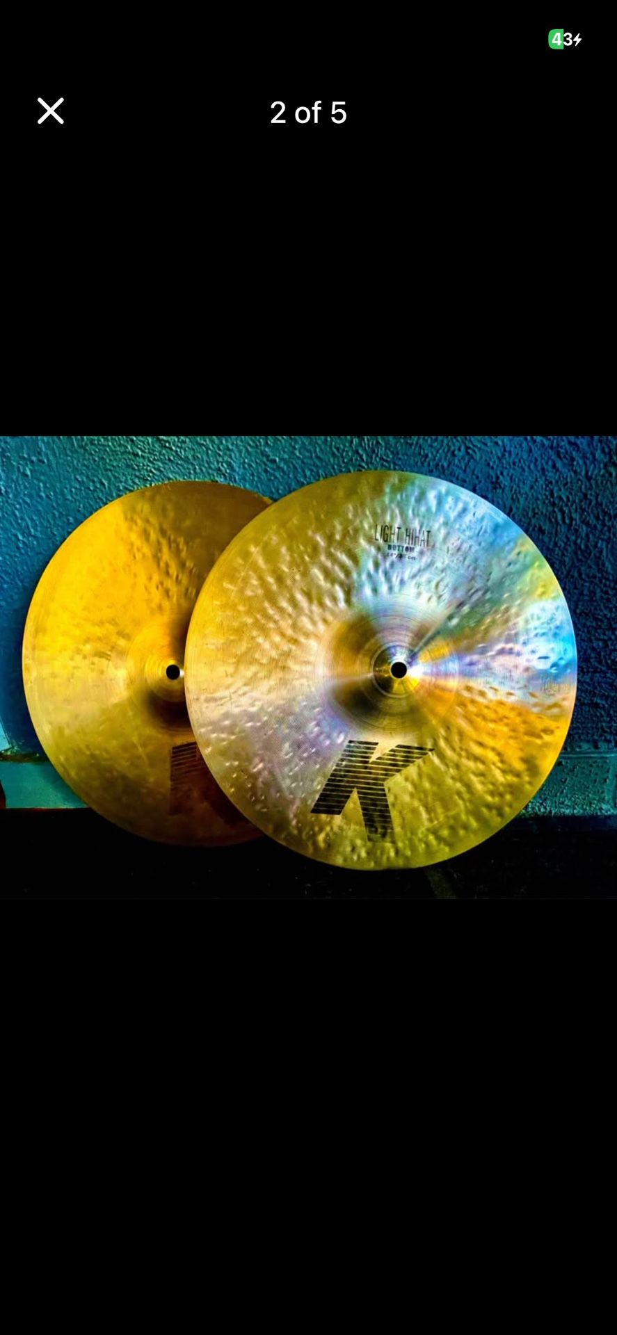 Zildjian 14” K Lite Hi Hats 