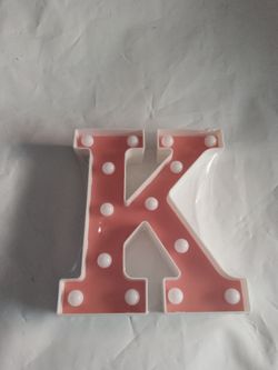 LED Letter Light K