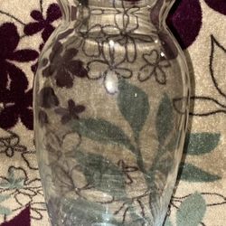 Clear Glass Vase
