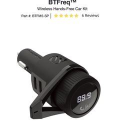 The BTFreq™, Stream audio and make hands-free calls from your smartphone