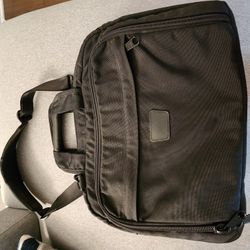 Brenthaven Laptop Messenger Bag Shoulder Strap Handles Briefcase Black Carry-On 