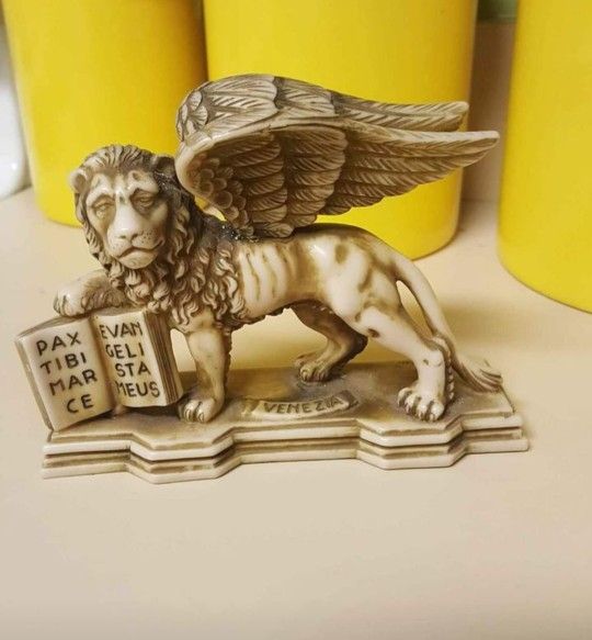 Andrea Lucchesi "Lion Of Venice" Sculpture Italy XXI.I.CCLVII