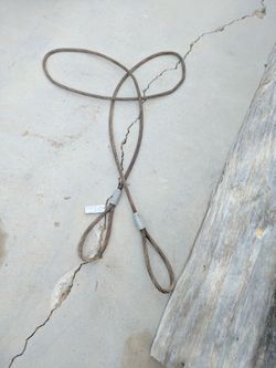 Steel cables, tow straps