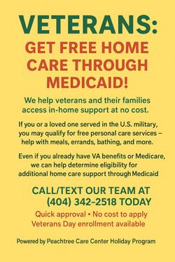 Happy Veteran’s Day! Now Receive Free Home Help