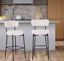 Czlolo Upholstered 27 inch Bar Stools - Set of 2