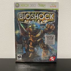 Bioshock Xbox 360 NEW SEALED w/ SlipCover Platinum Hits 2K Video Game