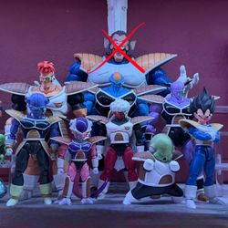 Dragon ball z figure lot Ginyu force frieza vegeta