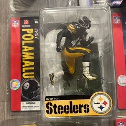 McFarlane Sports Figures Lot – NFL NBA MLB – Polamalu, Franco Harris + More (New)