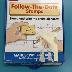 Follow The Dot Alphabet Letter Stamps