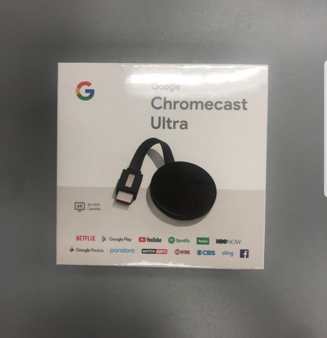 New and sealed!!!! Google Chromecast ULTRA - 4K . Pick up only