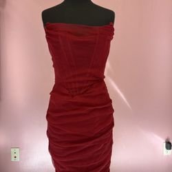 Corset Red dress