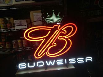 Budweiser neon light