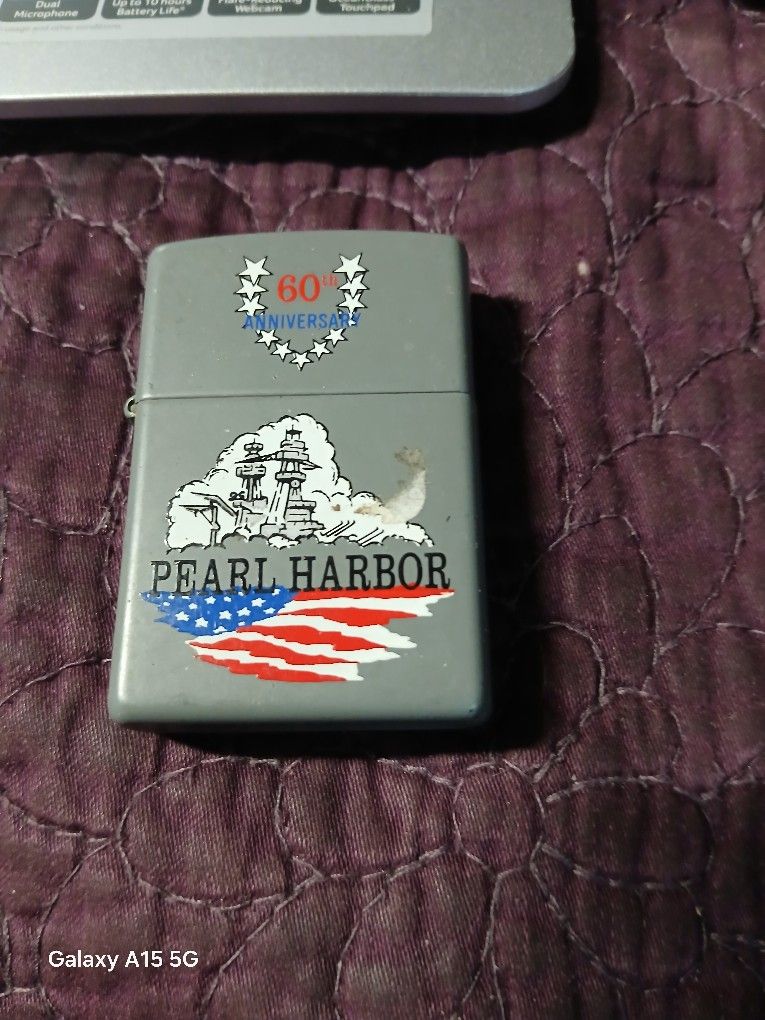 Rare Pearl Harbour 60th Anniversary Edition Zippo
