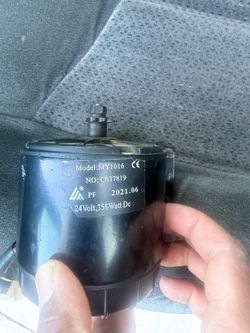 MY1016 brushed DC motor.