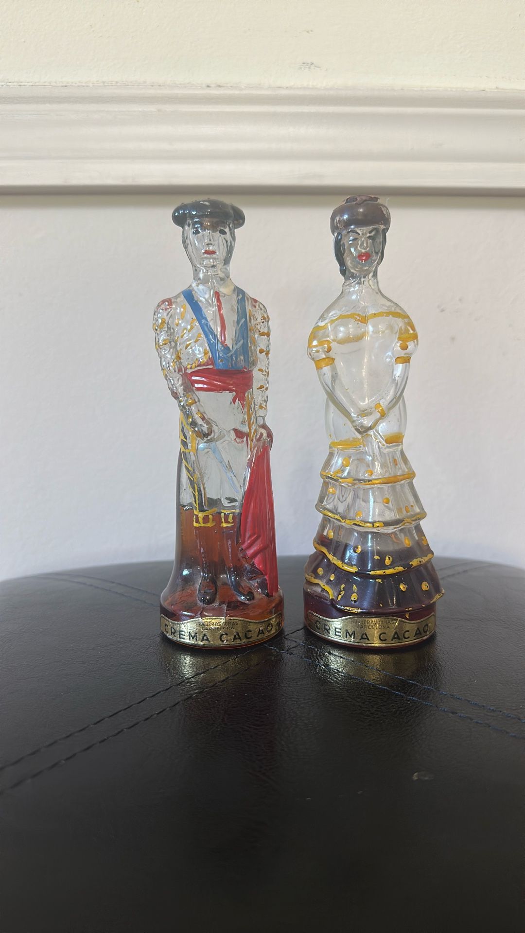 Old Nogueras Comas Figural Brandy Bottles