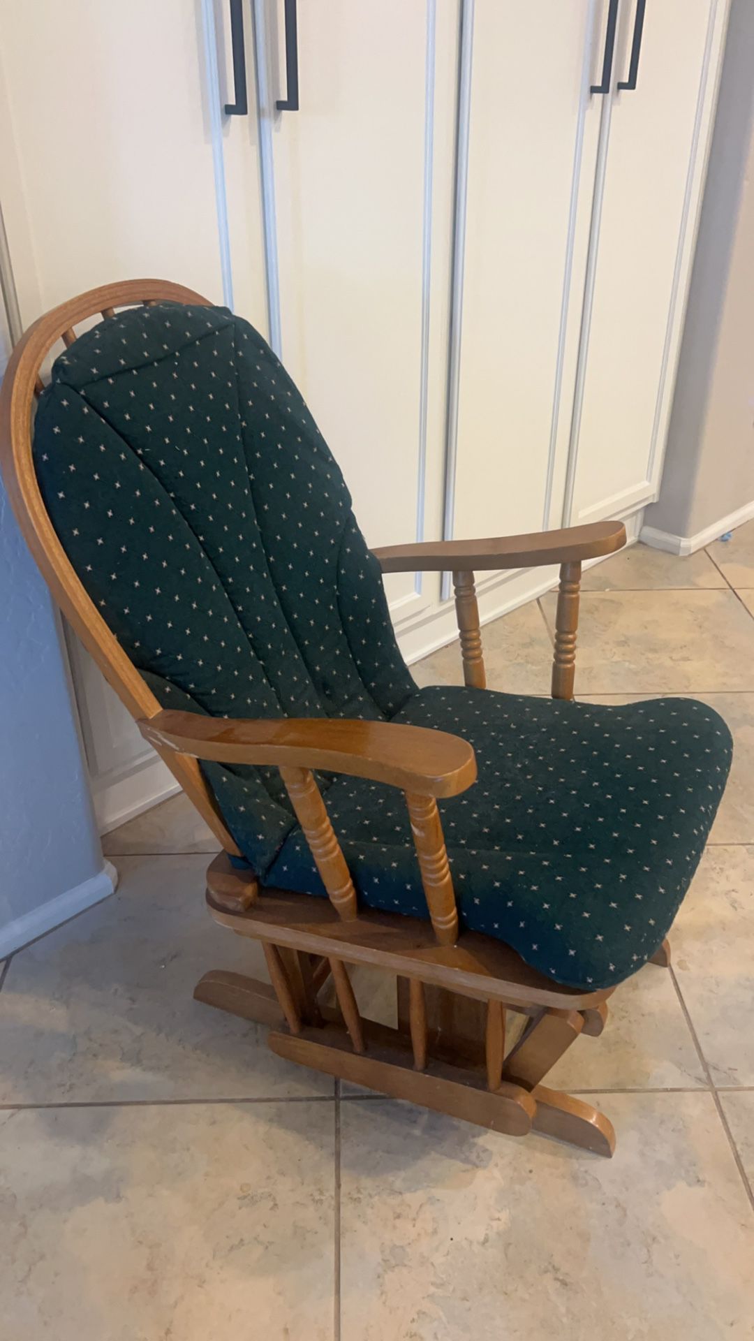 Solid wood rocking chair