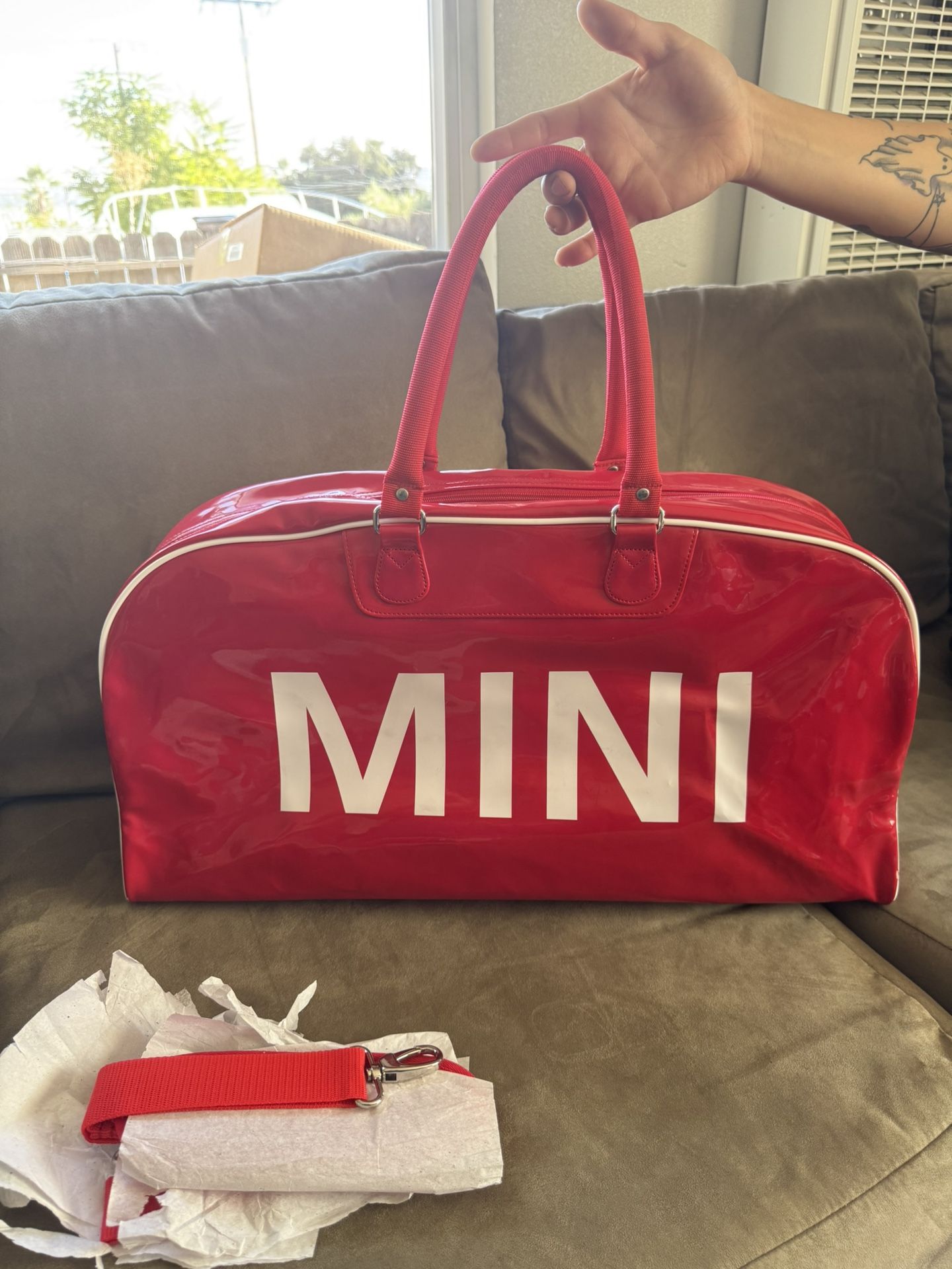 Red Mini Cooper Bag