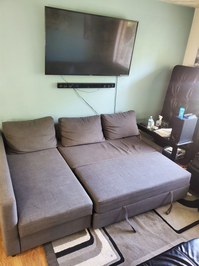 IKEA Bed/Couch Grey Mint Condition