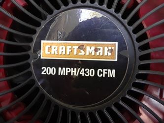 Craftman Leaf Blower Read Post