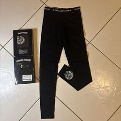 Black Chrome Hearts Leggings