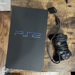 PlayStation 2 Console and Controller