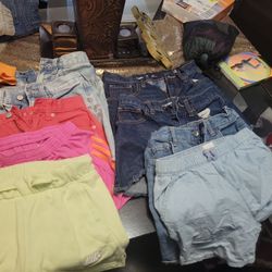 Girls Sz 14 Shorts And Summer Dress