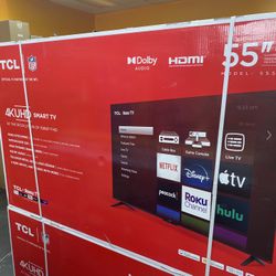 55”TCL Roku Smart Tv 4K